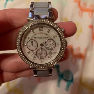 AUTHENTIC Michael Kors light blue watch